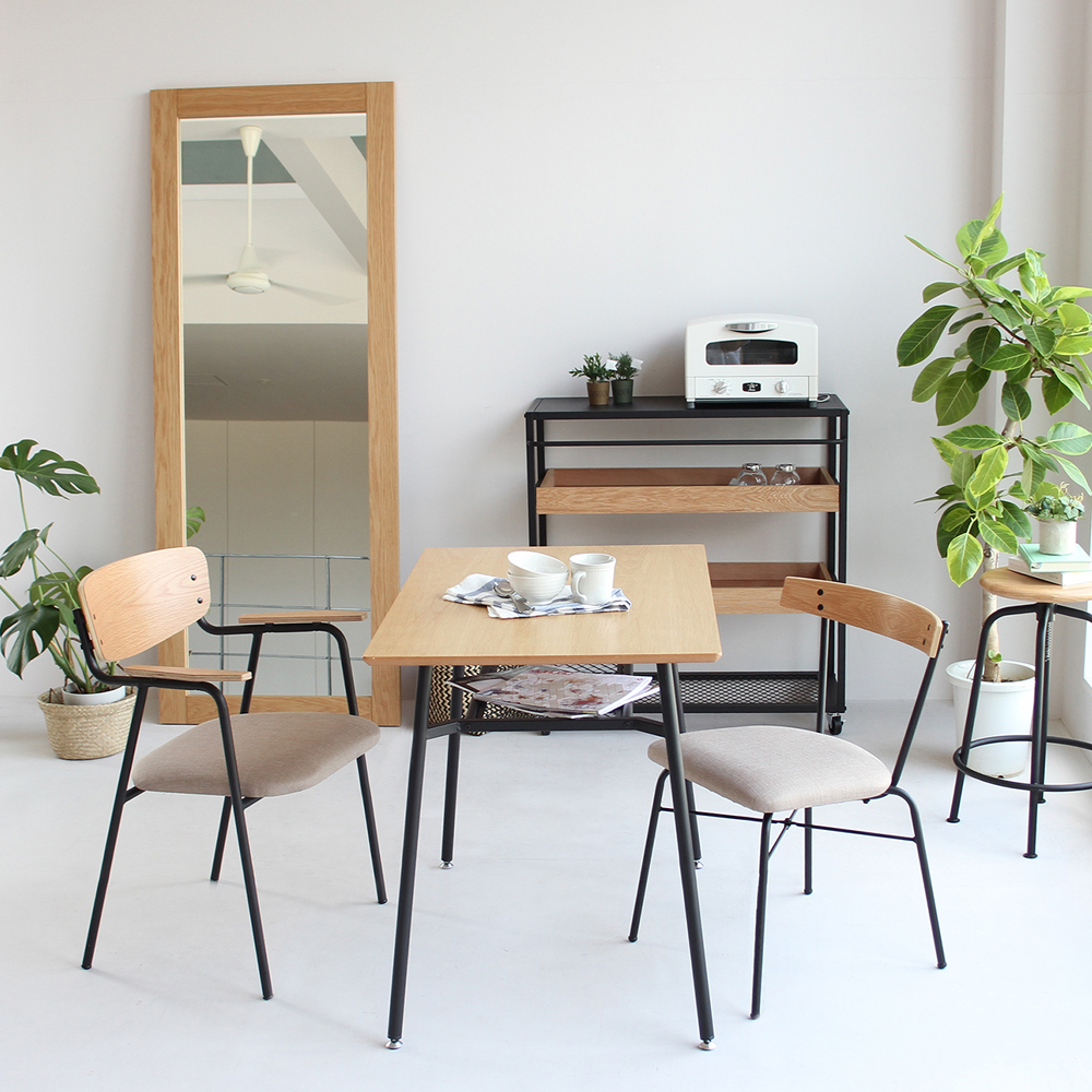 レザー【送料無料】anthem Table \u0026 bench \u0026 chair×2