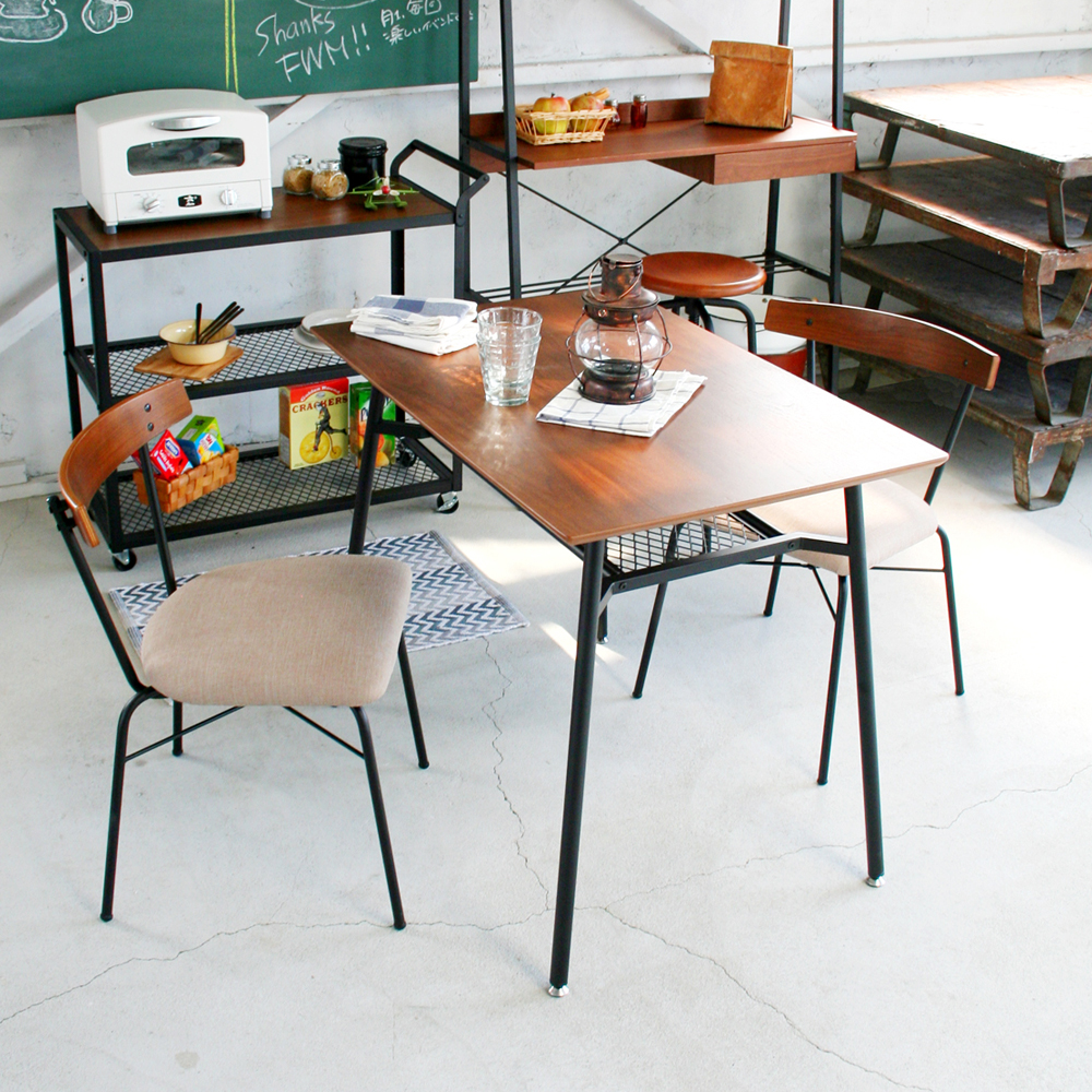 レザー【送料無料】anthem Table \u0026 bench \u0026 chair×2