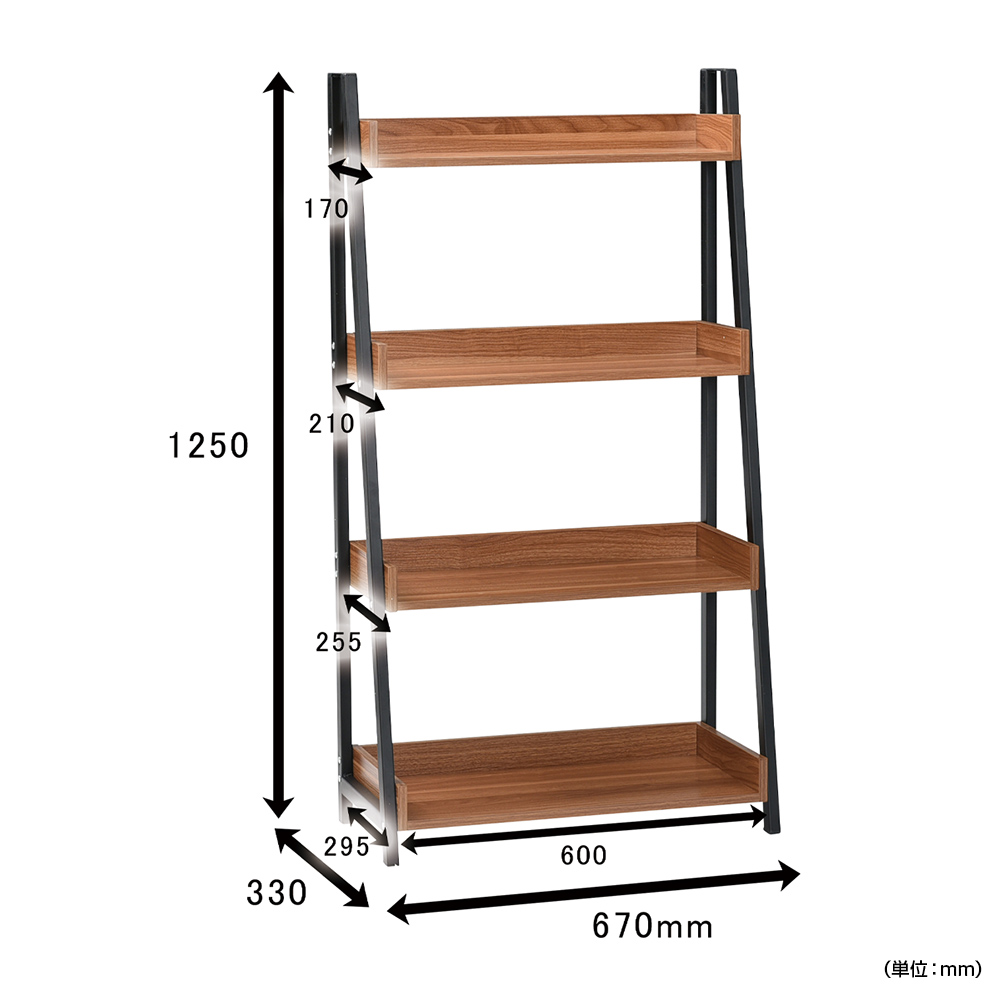 マーキュリー 4段ラック 幅670 奥行330 高さ1250 TAL-MR04 通販